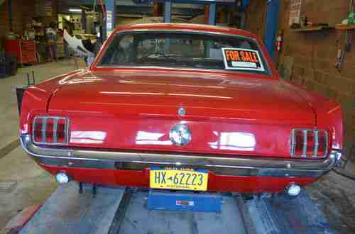 Purchase used 1966 Ford Mustang Candy Apple Red Color Code "T" in Mount