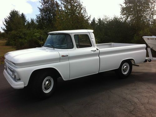 1962 chev pickup. great truck, nice find. impressive. look!