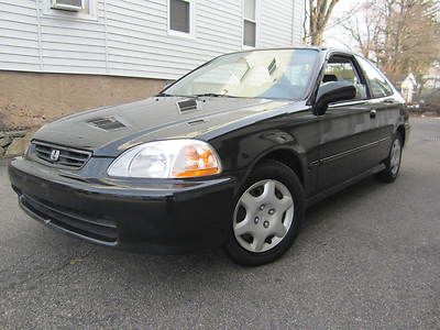 1998 honda civic ex coupe**low miles**warranty**clean**5-speed