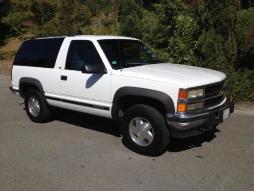 Sell Used Rare 1996 Chevy Tahoe Ls 2 Door 6 5 Turbo Diesel