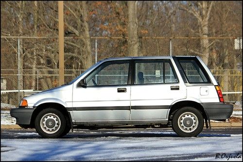 1986 honda civic wagon, low miles *no reserve* receipts/paperwork since new
