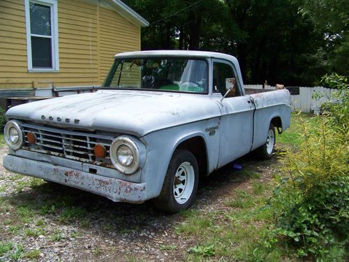 Purchase used 1966 Dodge D100 Sweptline Truck. Running, solid. 225