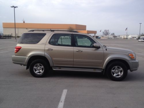 Find Used 2003 Toyota Sequoia Sr5 Suv Leather 3 Row In Fort Worth