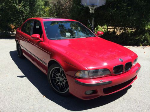 Find Used Bmw M5 E39 Rare Red Color Rare Options Rare Two Tone