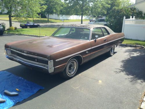 1970 plymouth gran fury iii 2 door coupe, 383 engine/727 transmission runs well