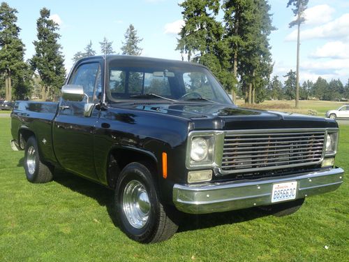 1974 gmc 1500 short bed box 2wd swb rust free chevy c-10 no reserve world wide