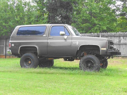 Purchase Used 1986 Chevy K10 k5 Blazer Brown 350 4x4 Suburban In 