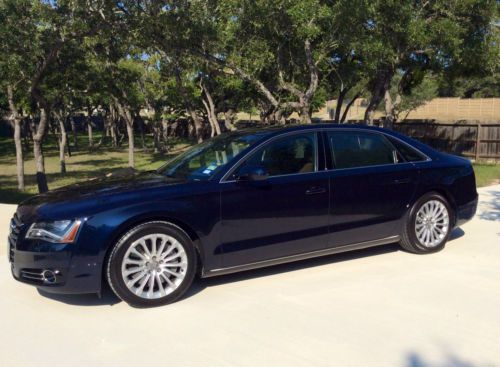 Sell Used Audi A8 L 4 0t Night Blue Valcona Nougat Brown