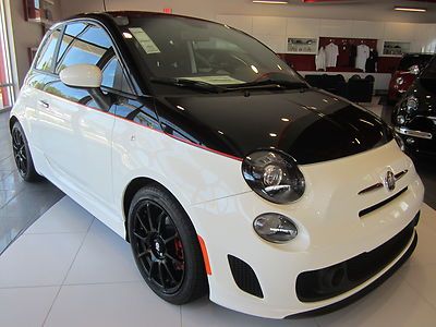 Purchase New New White Black Fiat 500 Sport Turbo Manual Transmission Eibach Lowering Spring In Daytona Beach Florida United States For Us 23 095 00