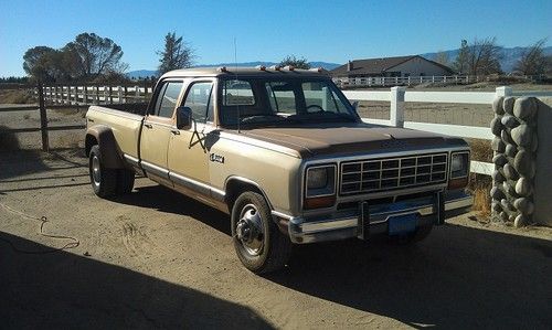 Purchase Used 1985 Dodge Ram 3500 D350 4 Door Dually 360cu