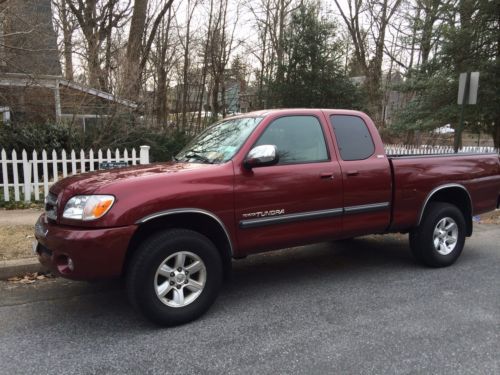 Sell used 2006 Red Toyota Tundra SR5 4X4 in Montclair, New Jersey