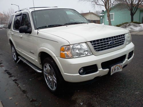 ford explorer limited edition with double back seats