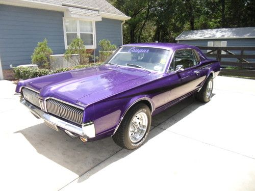 Sell Used 67 Mercury Cougar Show Car Awsome Purple Pearl Wth Black