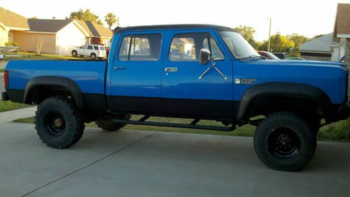 Purchase Used 1985 Dodge W350 Crew Cab Pickup 4 Door 5 9l In