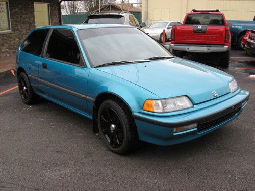 1991 Honda civic dx hatchback gas mileage #5
