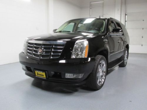 07 cadillac escalade awd black bose audio hitch receiver 7 passenger