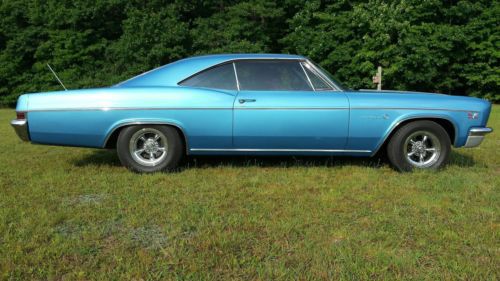 1966 impala 454 big block chevy 2dr auto tourque thrust wheels solid