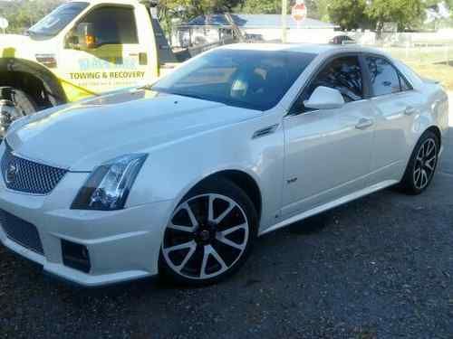 2009 cadillac cts v sedan 4-door 6.2l