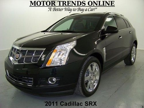 Premium navigation rearcam pano roof htd ac seats bose 2011 cadillac srx 43k