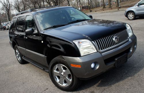 2005 mercury mountaineer premier sport utility sleek two-tone 4.0l w/ sunroof