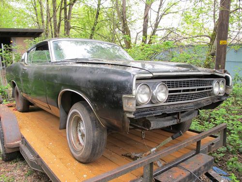 1968 ford torino gt s code body black on black