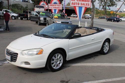 2004 chrysler sebring gtc convertible 2-door 2.7l