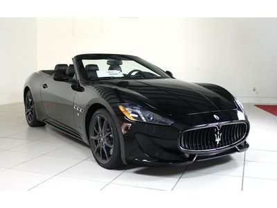 2013! new maserati granturismo conv sport! nero/nero!