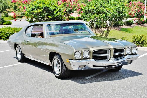 Restored great driver 1972 pontiac lemans coupe rare clean classic no reserve .