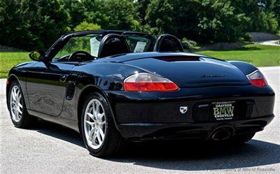 2004 porsche boxster automatic, black/black, local trade, michelins, low mileage