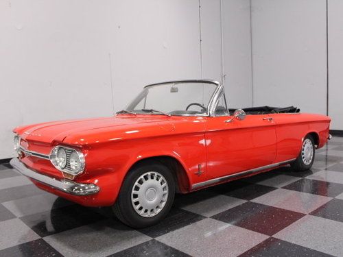Red on black convertible, recent paint &amp; interior updates, 4-speed!!