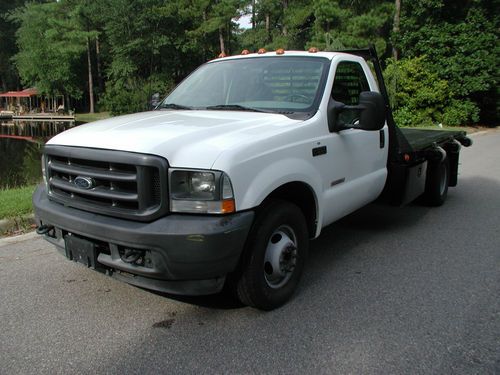 Ford f-350  -  11' steel flatbed, 1-ton, gooseneck/ball