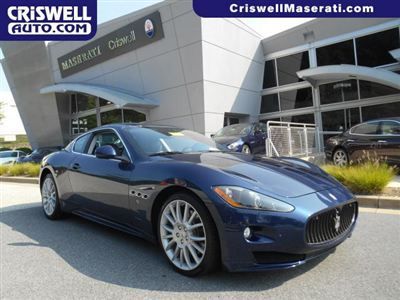 2011 maserati granturismo sport nav cpo certified warranty loaded v8 low miles