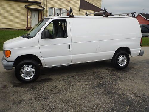 2005 ford e250 e 250 work van 8900 gvw cargo carpet installer fleet owned