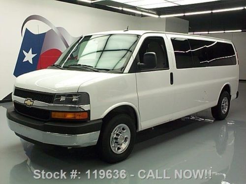 2013 chevy express lt 3500 ext 15-passenger van v8 18k texas direct auto