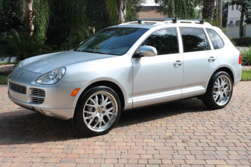 2004 porsche cayenne s sport utility-1-fla owner,very low miles,22-inch wheels!