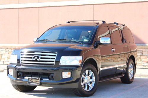 2006 infiniti qx56 ~4x4~navi~rear camera~dvd~custom wood~xenon~htd seats~nice~