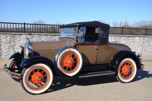 1929 ford model a roadster henry ford steel frame off restoration