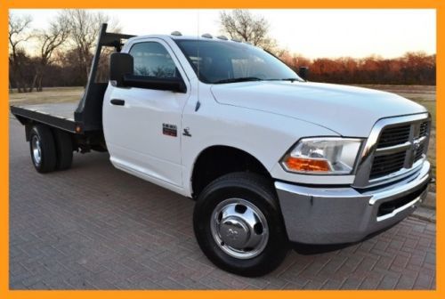 2011 ram 3500 4wd crew cab dully slt cummins diesel one owner carfax tx hwy mile