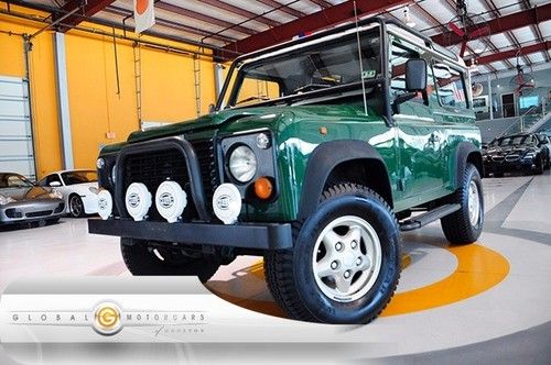 1997 land rover defender 90 4x4 hardtop kenwood sunroof very-clean 36k miles