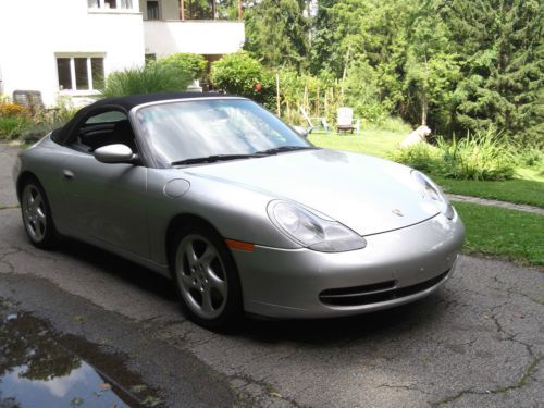 2001 porsche 911 carrera cabriolet nav extra low miles 6 speed w hardtop  26k