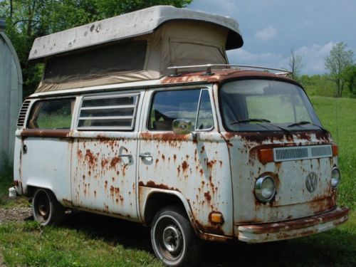 1976 vw bus camper, runs, needs bodywork