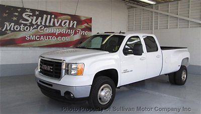 2008 gmc sierra slt 4x4 3500 hd crew cab v8 6.6 duramax turbo diesel, allison