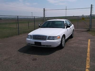 2010 ford crown victoria police interceptor taxi sedan 4-door 4.6l white 1 owner