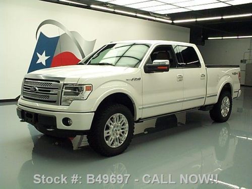 2013 ford f150 platinum crew 4x4 5.0 sunroof nav 40k mi texas direct auto