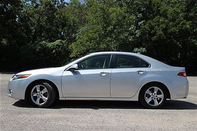 Acura tsx low miles 4 dr sedan automatic gasoline 2.4l 4 cyl silver mo