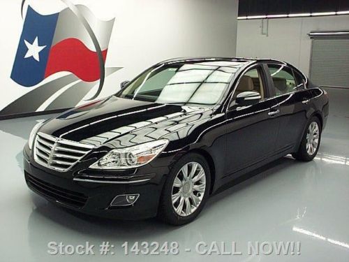 2011 hyundai genesis 3.8 sedan premium sunroof nav 33k texas direct auto