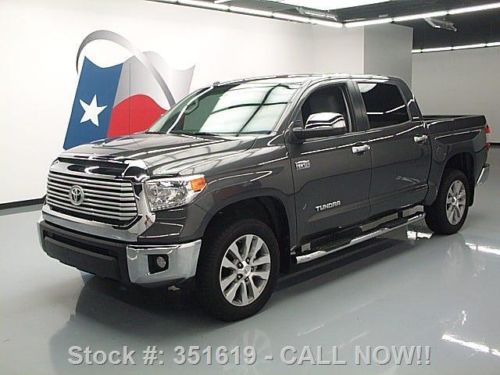 2014 toyota tundra ltd 4x4 leather sunroof nav 20&#039;s 13k texas direct auto