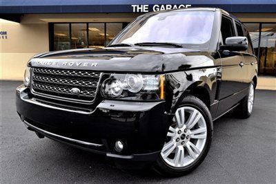 2012 land rover range rover hse luxury int santorini black metallic/jet only 11k