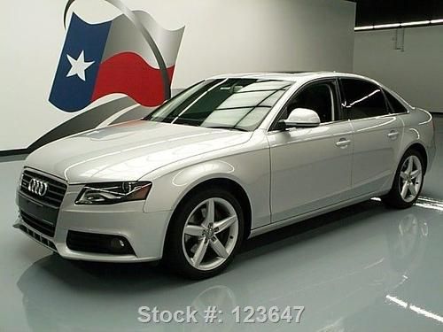 2009 audi a4 2.0t quattro prestige awd/4x4 sunroof 60k texas direct auto