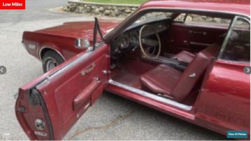 1968 mercury cougar 2dr coupe